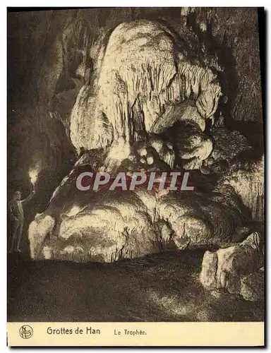 Cartes postales Grotte Grottes de Han Le trophee