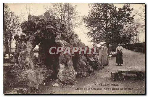 Ansichtskarte AK Grotte Grottes Paray le Monial Grotte de la Chapelle Notre Dame de Romay