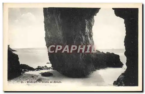 Cartes postales Grotte Grottes Morgat Grotte de Romeo