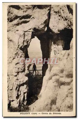 Ansichtskarte AK Grotte Grottes Poligny Grotte du Penitent