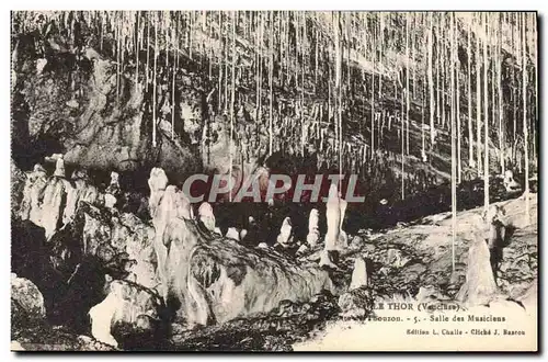 Ansichtskarte AK Grotte Grottes Le Thor Grotte de Thouzon Salle des musiciens