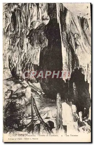 Cartes postales Grotte Grottes Le Thor Grotte de Thouzon Les Toisons