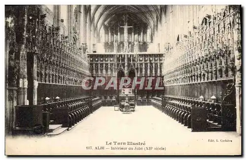 Cartes postales Orgue Albi Interieur du jube