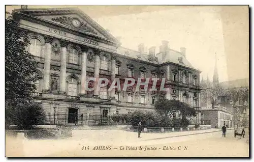 Cartes postales Palais de justice Amiens