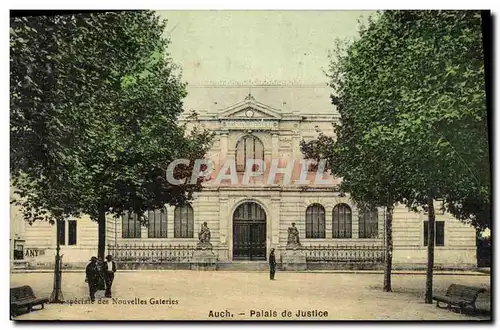 Ansichtskarte AK Palais de justice Auch (carte toilee)