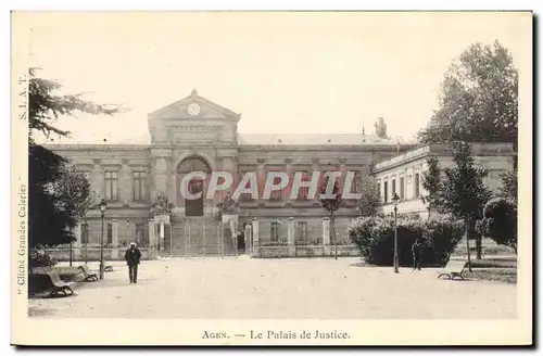 Ansichtskarte AK Palais de justice Agen