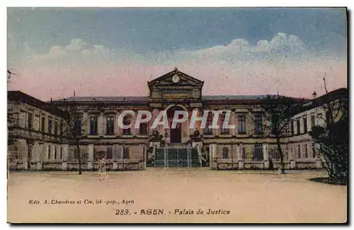 Cartes postales Palais de justice Agen