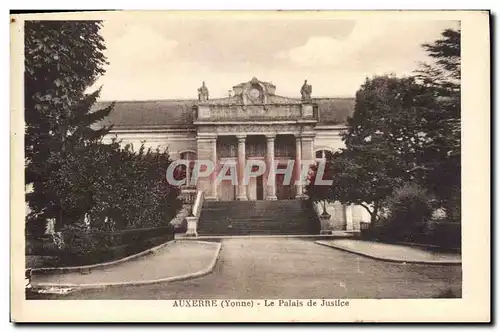 Cartes postales Palais de justice Auxerre