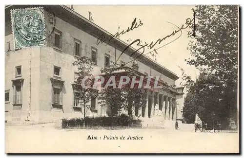 Ansichtskarte AK Palais de justice Aix