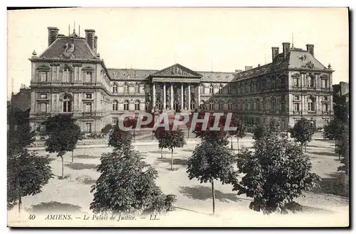 Cartes postales Palais de justice Amiens