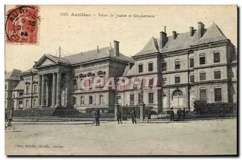 Cartes postales Palais de justice et Gendarmerie Aurillac