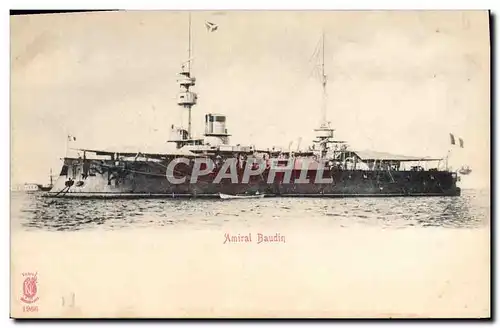 Ansichtskarte AK Bateau de Guerre Amiral Baudin