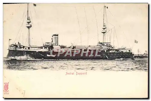 Ansichtskarte AK Bateau de Guerre Amiral Duperre