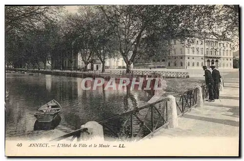 Cartes postales Prefecture Annecy L&#39hotel de ville et le musee