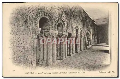 Ansichtskarte AK Prefecture Arcades Romanes decouvertes en 1836 Angers