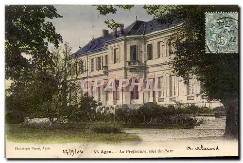 Cartes postales Agen Prefecture Cote du Parc