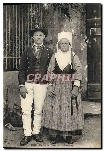 Cartes postales Folklore Maries de Plougastel Daoulas Mariage