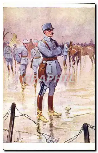Cartes postales Fantaisie Illustrateur Vallet Micheler Militaria