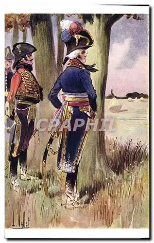 Cartes postales Fantaisie Illustrateur Vallet Kleber Militaria