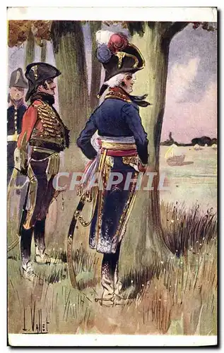 Cartes postales Fantaisie Illustrateur Vallet Kleber Militaria