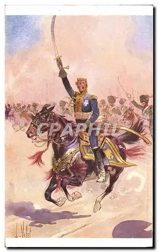 Cartes postales Fantaisie Illustrateur Vallet Rapp Militaria