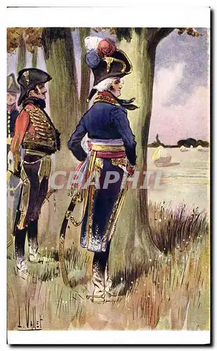 Cartes postales Fantaisie Illustrateur Vallet Kleber Militaria