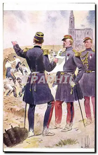 Cartes postales Fantaisie Illustrateur Vallet Uhrich Militaria