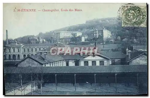 Cartes postales Mine Mines St Etienne Chantegrillet Ecole des Mines