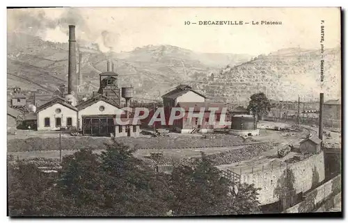 Cartes postales Mine Mines Decazeville Le plateau