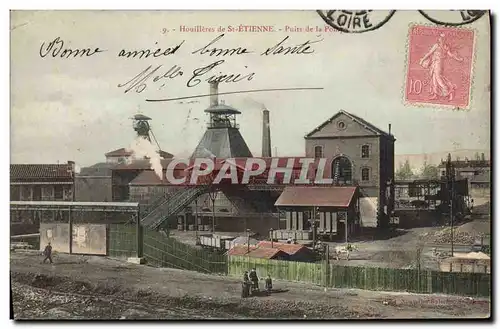 Cartes postales Mine Mines Houilleres de St Etienne Puits de la Pompe