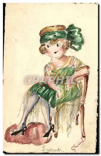 Cartes postales Fantaisie (dessin a la main) Enfant