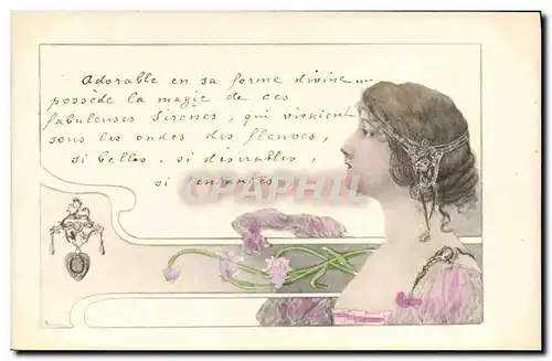 Cartes postales Fantaisie Femme