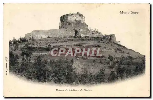 Cartes postales Chateau Mont Dore Ruines du chateau de Murols