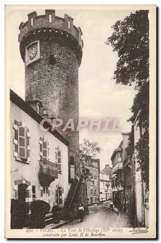 Cartes postales Chateau Vichy La Tour de l&#39Horloge