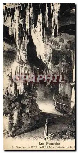 Cartes postales Grotte Grottes de Betharram Entree de la grande salle