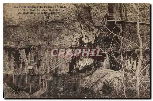 Cartes postales Grotte Entree des Grottes de Baume les Messieurs