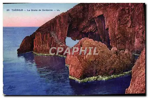 Cartes postales Grotte Grottes Theoule La grotte de Gardanne