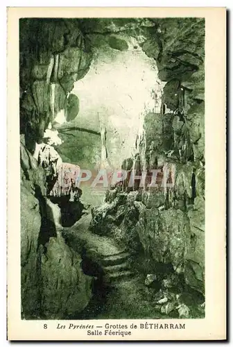 Cartes postales Grotte Grottes de Betharram Salle feerique