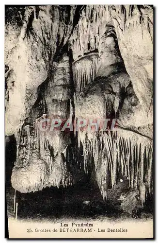 Cartes postales Grotte Grottes de Betharram Les dentelles