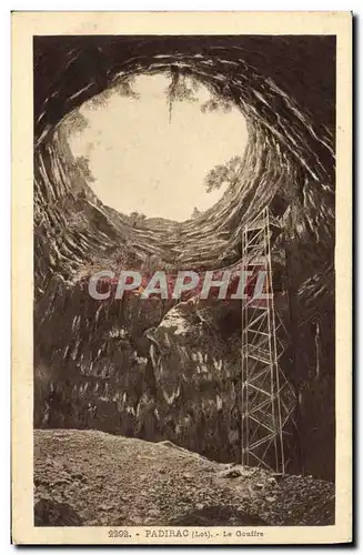 Cartes postales Grotte Grottes Padirac le gouffre