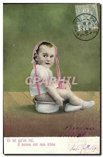 Cartes postales Fantaisie Enfant Pot