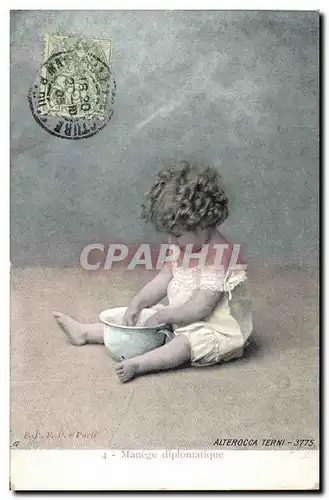 Cartes postales Fantaisie Enfant Pot