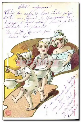 Cartes postales Fantaisie Enfant Pot