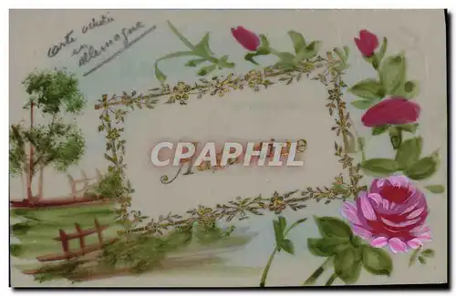 Cartes postales Carte transparente Fleurs