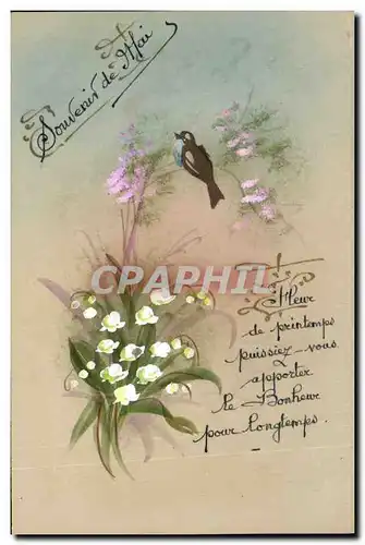 Ansichtskarte AK Carte transparente Fleurs