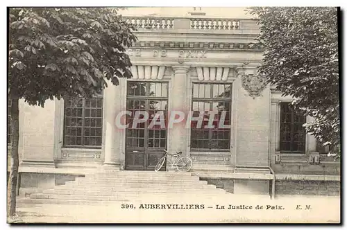 Ansichtskarte AK Palais de Justice Aubervilliers Velo Cycle