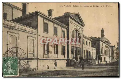 Cartes postales Palais de Justice et college JB Dumas Allais