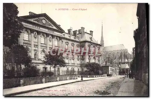 Ansichtskarte AK Palais de Justice Amiens Cour d&#39appel