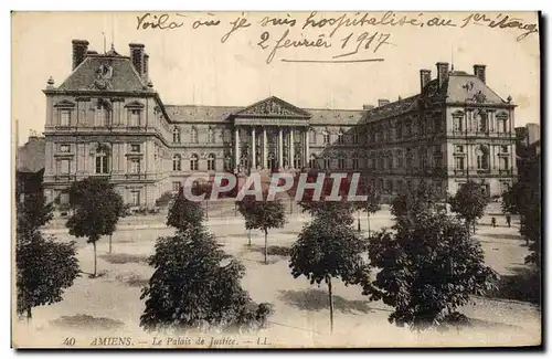 Cartes postales Palais de Justice Amiens