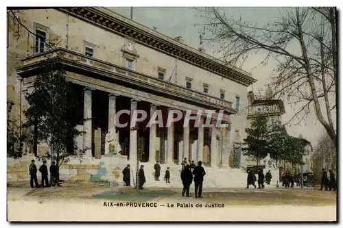 Ansichtskarte AK Palais de Justice Aix en Provence